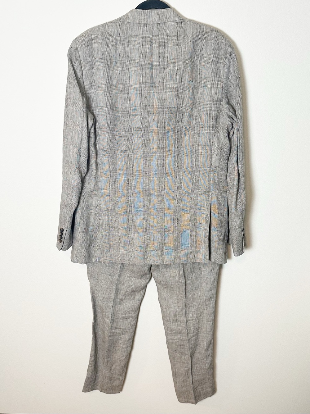 Brooks Brothers Regent Blazer Suit Set 100% Linen Solbiati Fabric 42R / W36 - Picture 2 of 10